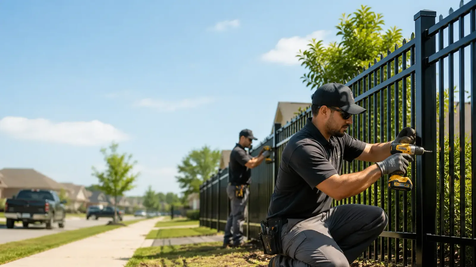 Metal Fence Installation in Bluffton, AR
